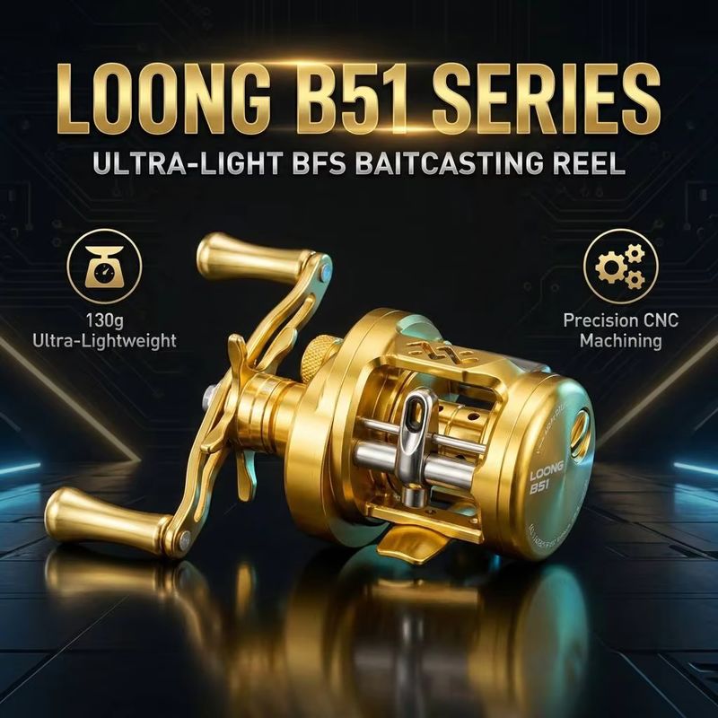 Ocean Drum Wave - Takizawa Longze B51mc BFS Baitcasting Reel