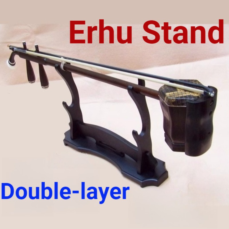 Musical Instrument Flute - Density Board Erhu Stand Multi-layered Widened