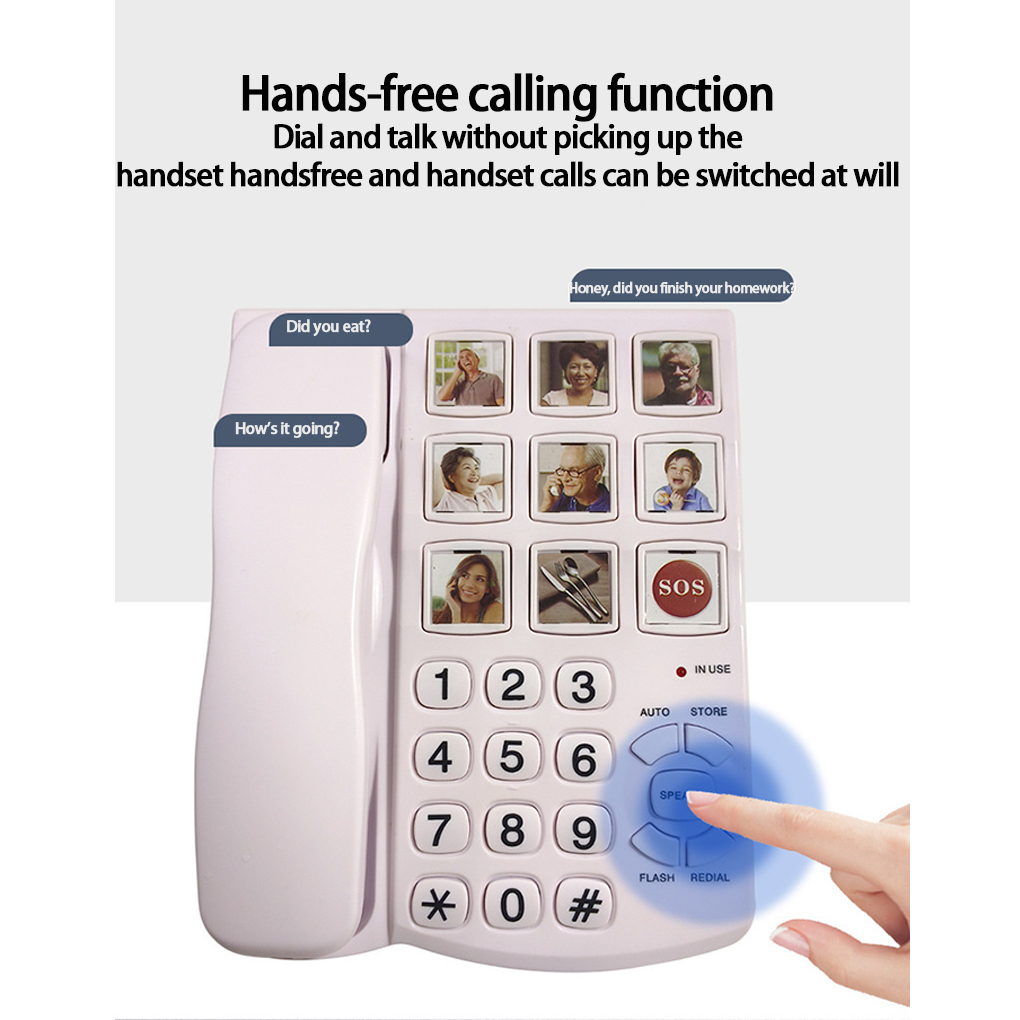 Big Button Phone Corded Teleph - Musical Instrument Image review and price