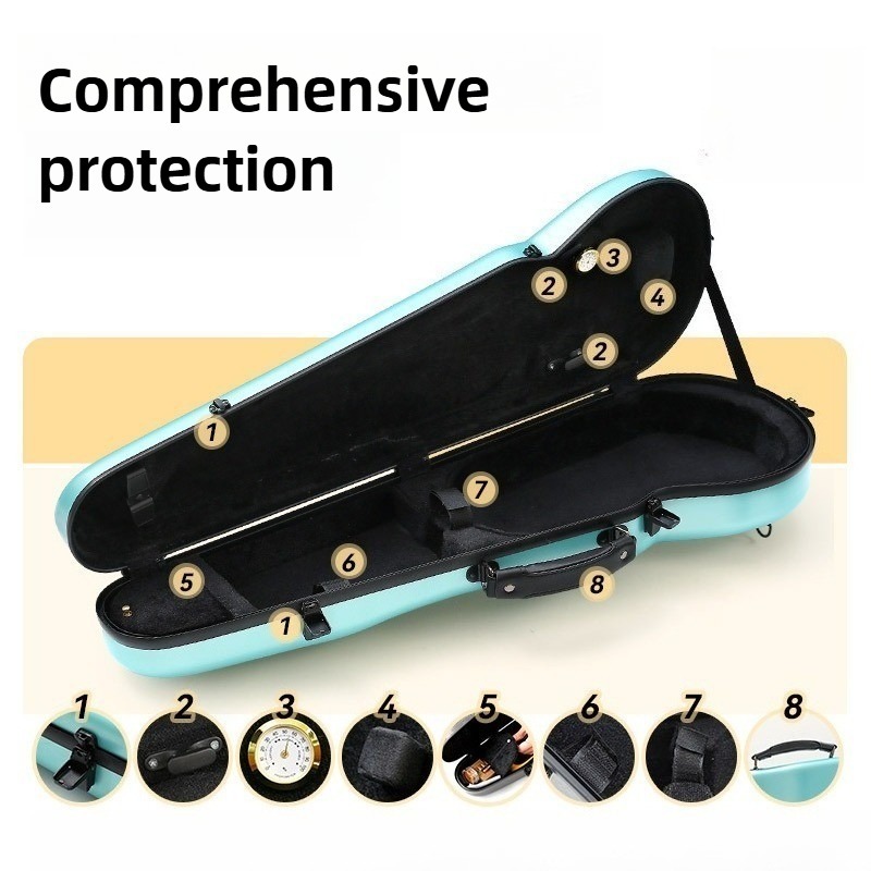 Carbon Fiber Violin Case Anti  - Musical Instrument Violin review and price