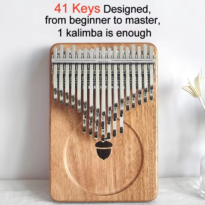 41 Keys Okoume Wood Kalimba Ac - Musical Instrument Kalimba review and price