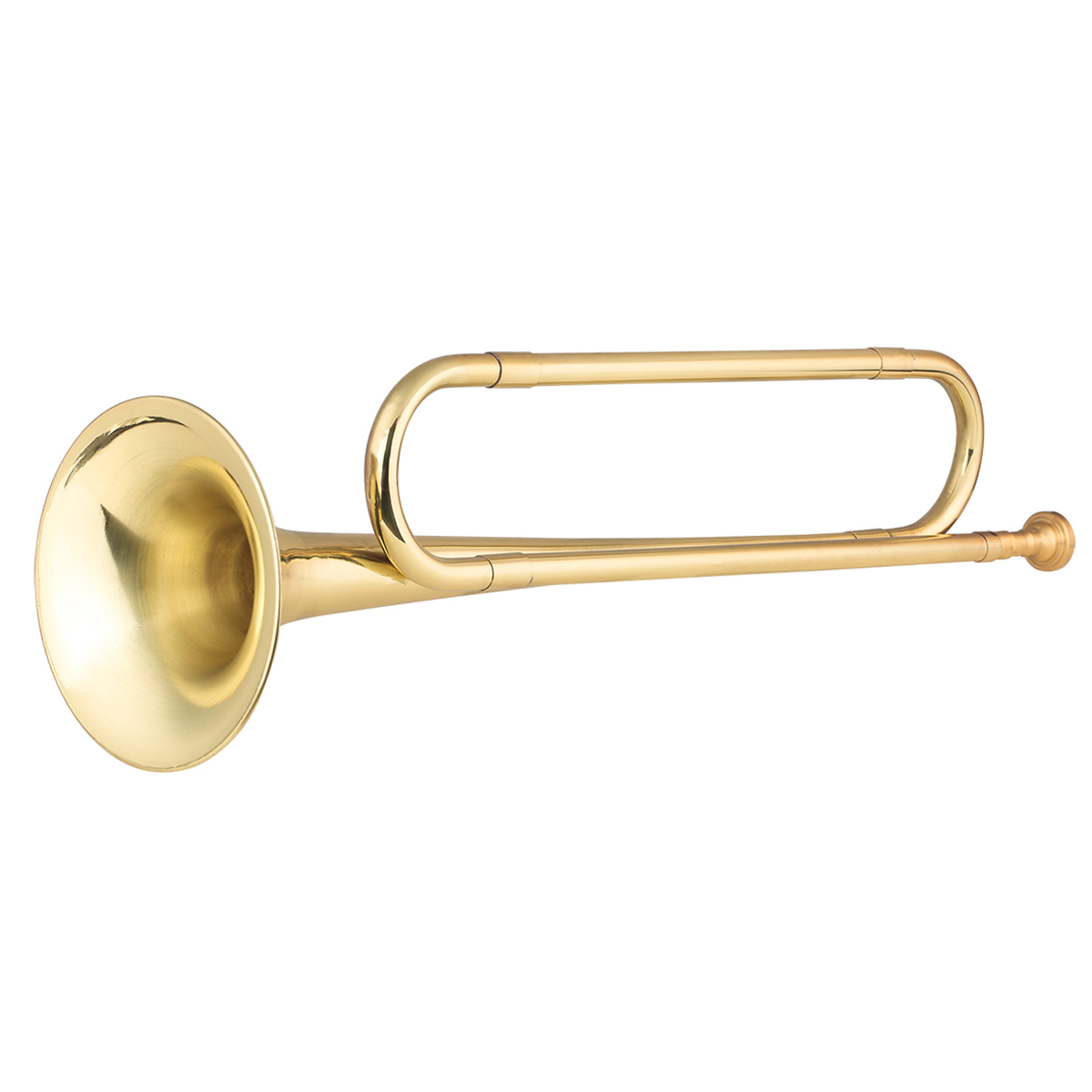Brass C Bugle Call Gold-Plated - Musical Instrument Bugle review and price