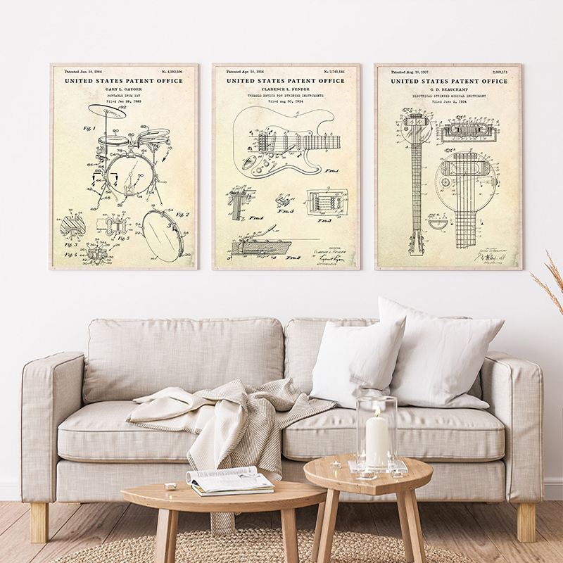 Patent Vintage Musical Instrum - Musical Instrument Image review and price