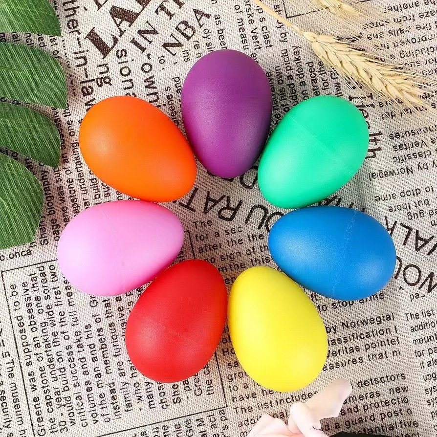 2Pcs Plastic Egg Shakers Percu - Musical Instruments Game review and price
