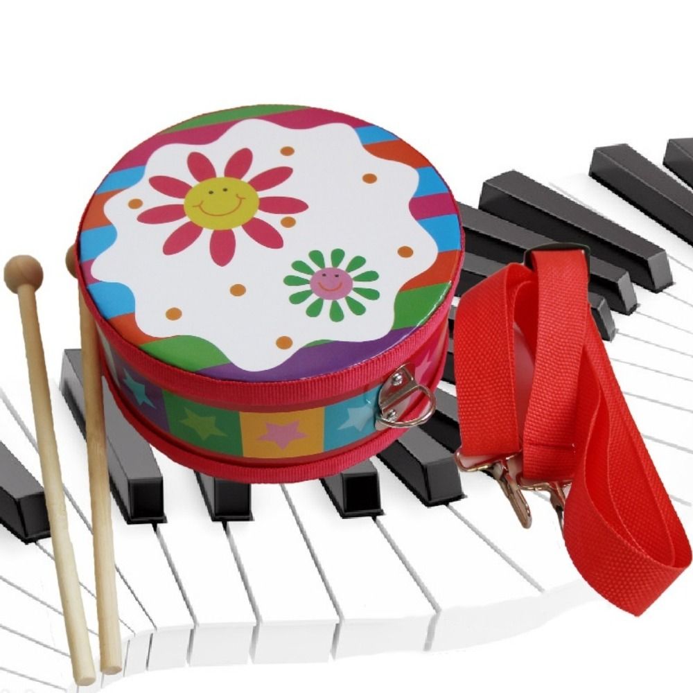 Wooden Children's Drum Double  - Musical Instrument With Hand review and price