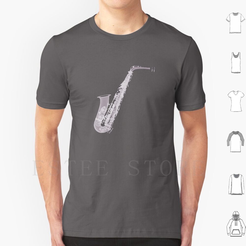 Saxophone-X-Ray T Shirt DIY Bi - Musical Instrument Image review and price