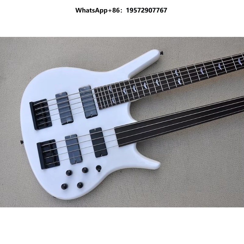 Double Neck 4+5 Strings Electr - Bass Guitar Fretless review and price