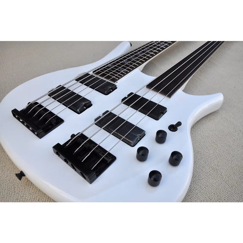 Double Neck 4+5 Strings Electr - Bass Guitar Fretless review and price