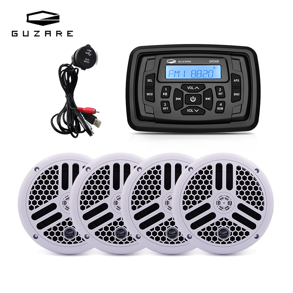 GUZARE Marine Radio Stereo Wat - Musical Instrument Image review and price
