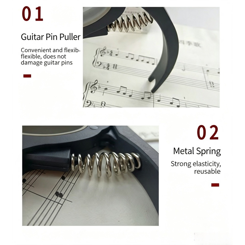 2 in 1 Guitar Capo with Bridge - Musical Instrument In English review and price