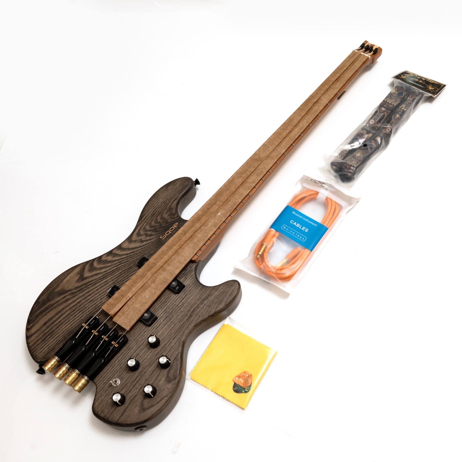 Headless 4 String Bass Guitar  - Bass Guitar Fretless review and price