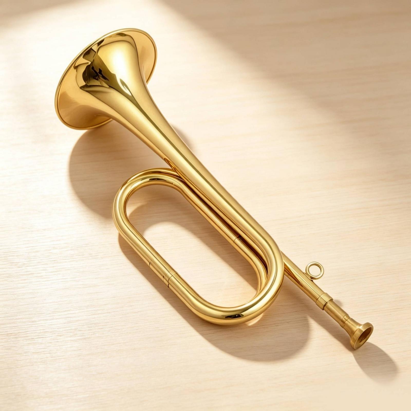 Mini Brass Musical Instrument  - Musical Instrument Bugle review and price