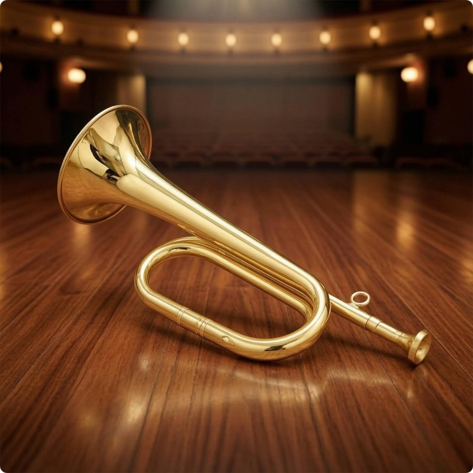 Mini Brass Musical Instrument  - Musical Instrument Bugle review and price
