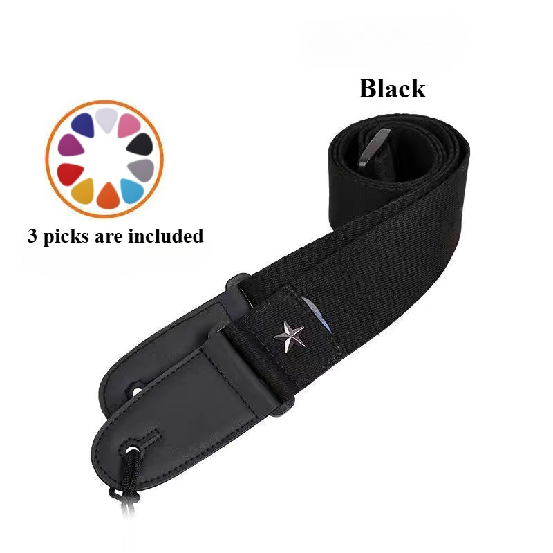 Embroidered Cross Guitar Strap - Musical Instrument In English review and price