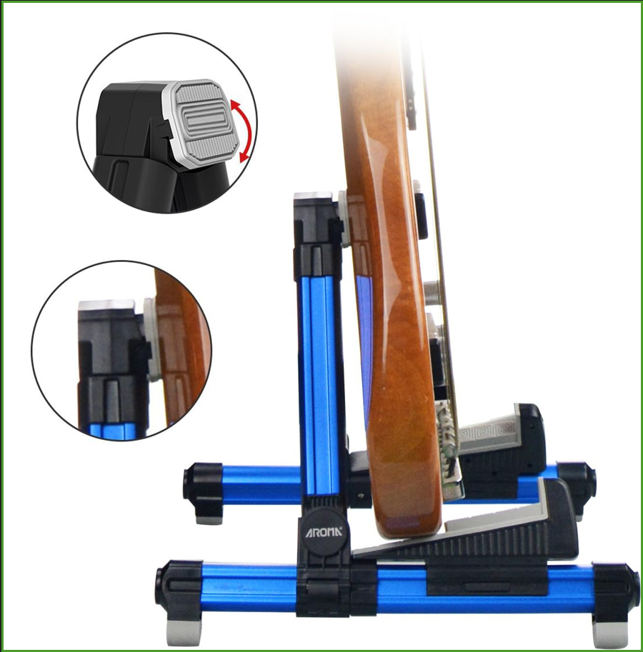 Foldable Aluminum Guitar Stand - Musical Instrument In English review and price