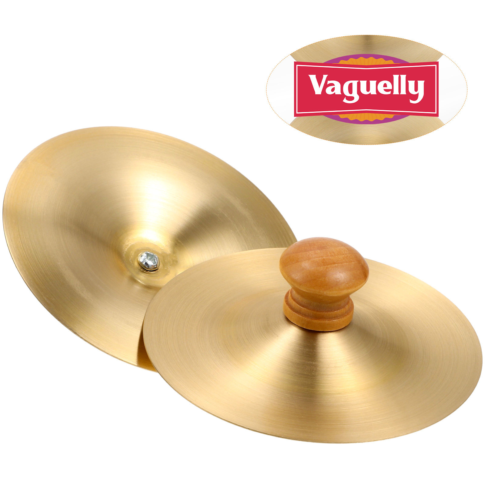 2Pcs Finger Cymbals Copper Sma - Musical Instrument With Hand review and price