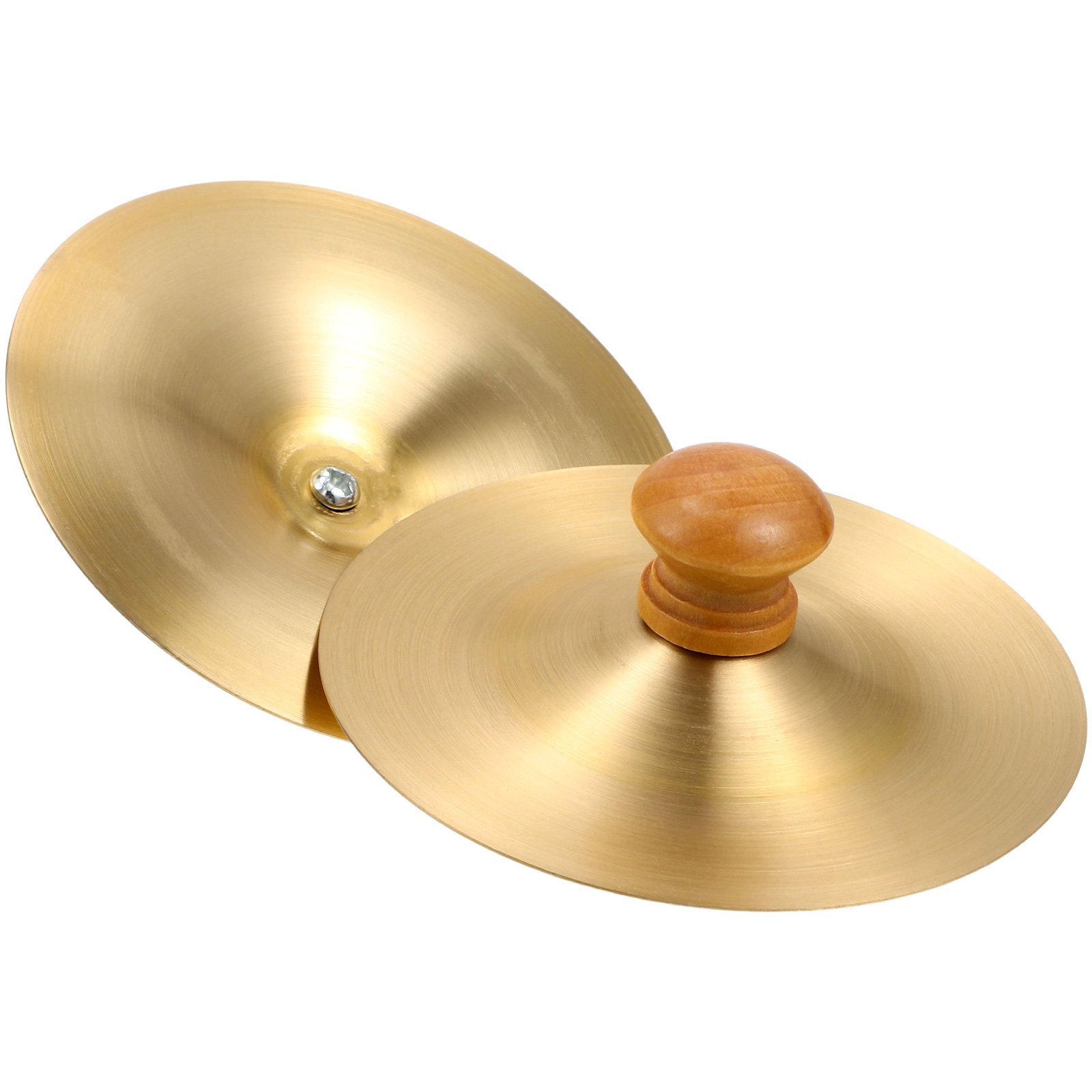 2Pcs Finger Cymbals Copper Sma - Musical Instrument With Hand review and price