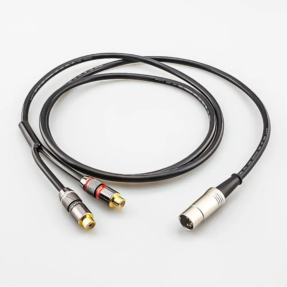 5-Pin Din Male to 2-RCA Female - Musical Instrument Image review and price