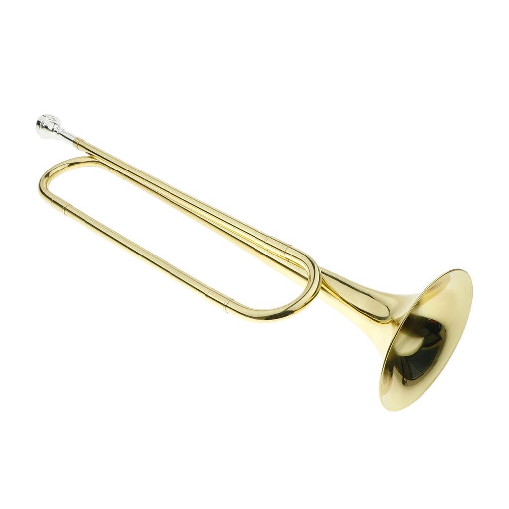 Brass Music Instruments Herald - Musical Instrument Bugle review and price