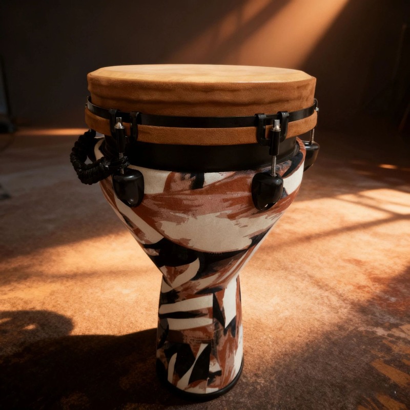 New 12-inch African drum mecha - Musical Instrument With Hand review and price