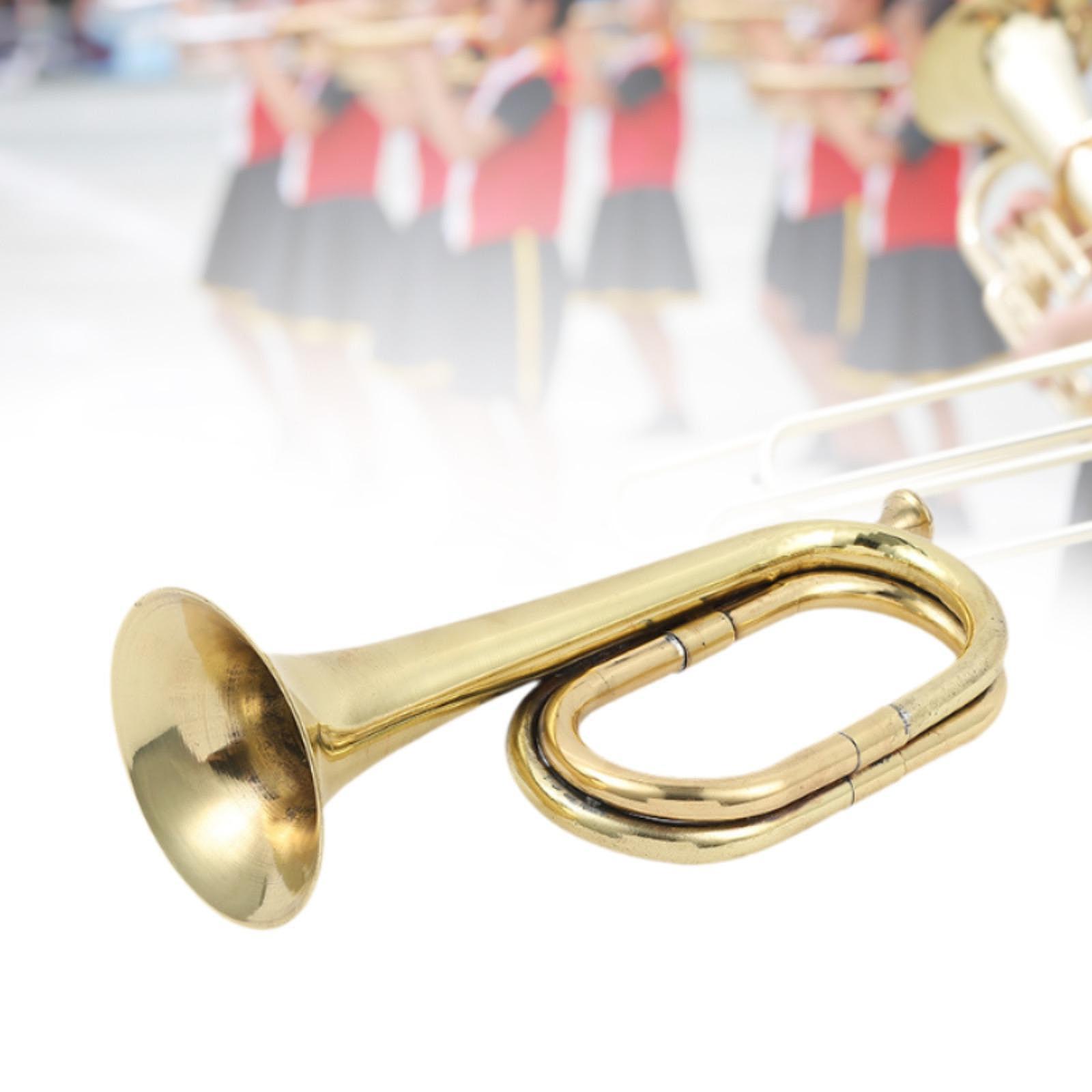 Brass Bugle Trumpet Prop Music - Musical Instrument Bugle review and price