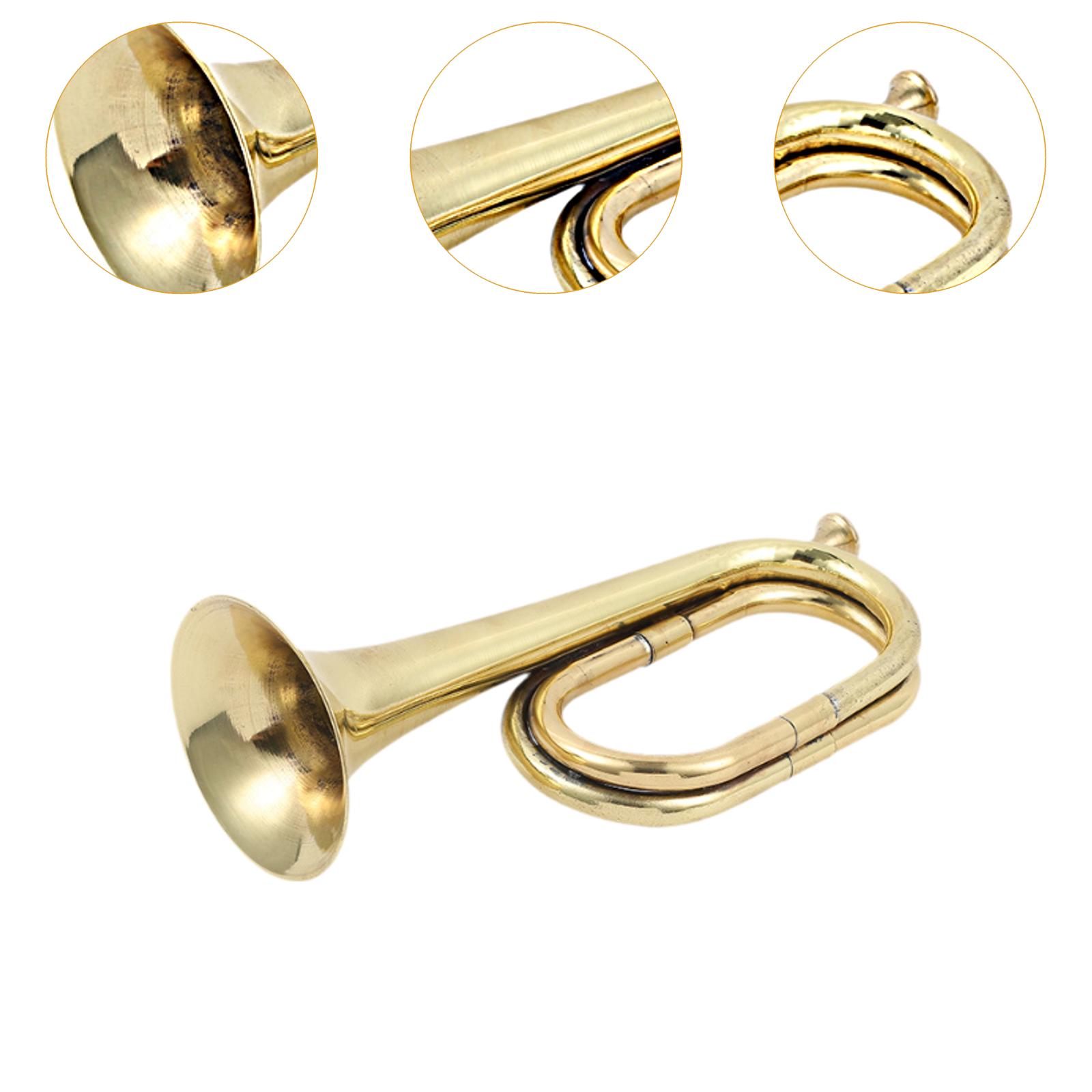 Brass Bugle Trumpet Prop Music - Musical Instrument Bugle review and price