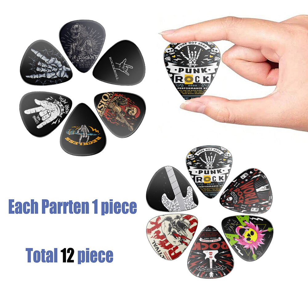 12 Pieces Guitar Picks 0.46mm  - Musical Instrument Organ review and price