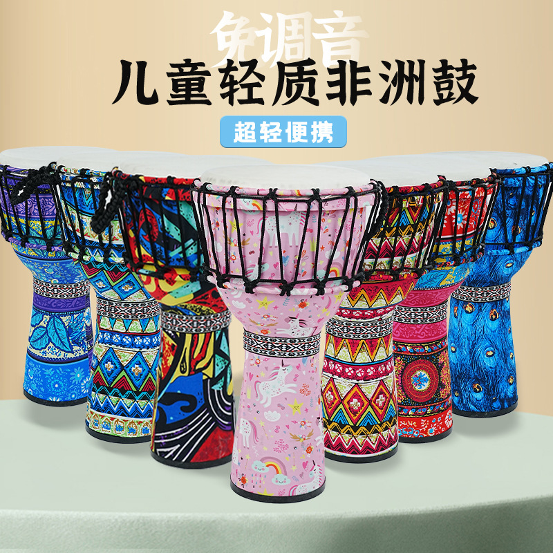 PVC African drum sheepskin 8 i - Musical Instrument With Hand review and price